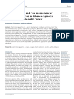 Safety Evaluation and Risk Assessment of Electronic Cigarettes As Tobacco Cigarette Substitutes: A Systematic Review