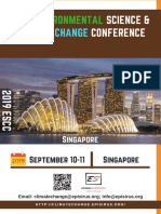 2019 Environmental Science and Climate Change Conference