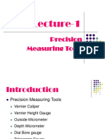 Lecture-1: Precision Measuring Tools