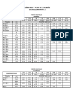 Peso de Tuberia PDF