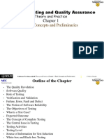 Software Testing and Quality Assurance: Basic Concepts and Preliminaries