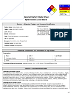 5% Hydrochloric Acid Msds