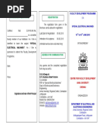 Registration Sponsorship Certificate: Centre For Faculty Development Anna University Chennai