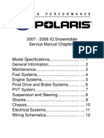 2007 POLARIS 600 HO IQ LX CFI SNOWMOBILE Service Repair Manual PDF