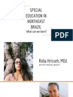 Special Education in Brazil - What Can We Learn