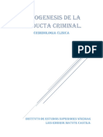 Psicogenesis de La Conducta Criminal