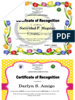 Watch Certificate For Teachers