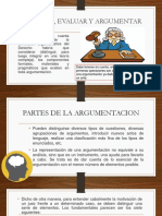 Analizar, Evaluar y Argumentar