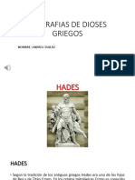 Biografías de Dioses Griegos