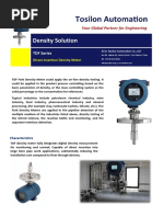 Direct Insertion Density Meter