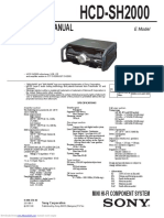 Service Manual: Mini Hi-Fi Component System