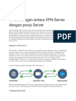 Perbandingan Antara VPN Server Dengan Proxy Server GOOOOD