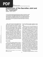 Dysfunction of The Sacroiliac Joint and Its Treatment : Richard L. Dontigny, BS, PTT