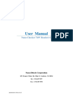 User Manual Nano Checker Cardiac Biomarker Analyzer