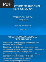 12ma. Clase - Ciclos de REFRIGERACION - Resumido