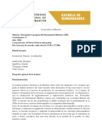 Programa Conceptos Del Pensamiento Histórico UNSAM