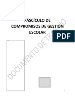 Fascículo de Compromisos de Gestión Escolar