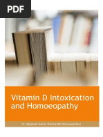 Vitamin D Intoxication and Homoeopathy