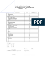 Form Penilaian PRWT Orientasi