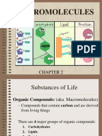 Unit 2 - Chapter 2 - Macromolecules Notes