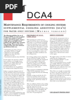 DCA4 Maintenance Requirment