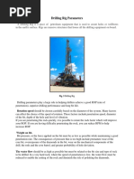 Drilling Rig Parameters