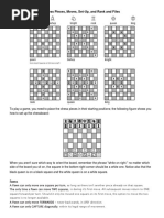 Chess Rules Sheet PDF