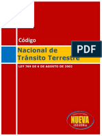 Código: Nacional de Tránsito Terrestre