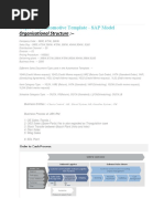 Automotive Template Bosch - SAP Model