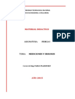 Teoria de Mediciones y Errores Con Problemas.