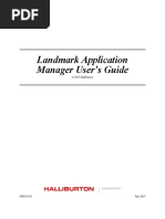 Landmark Application Manager User's Guide: © 2015 Halliburton