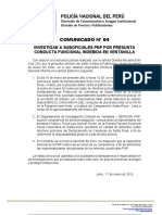 Comunicado PNP #04 2019