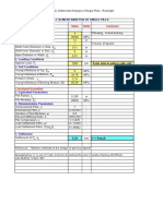 Pile Conditions: Input Quantities Value Units Comment