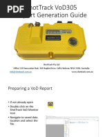 Shottrack Report Guide