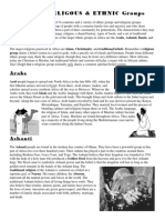 Religions and Ethnic Groups