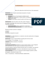 Introduction To Phonetics and Phonology