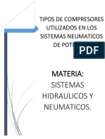 Tipos de Compresores Neumaticos