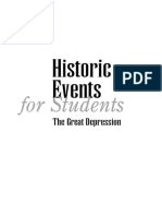 Richard Clay Hanes Historic Events For Students-The Great Depression Vol 3 (2002)