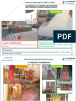 Good Sample: (Workmanship - Baseplate Anchor Bolt Support & Grouting)