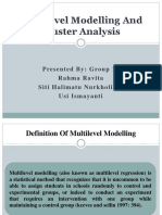 (Fix) Multilevel Modelling and Cluster Analysis (Group 10)