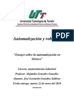 Ensayo de Automatizacion