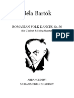 Bartok-Clarinet-Romanian Folk Songs PDF