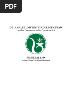 7 - DLSU LCBO Remedial Law Animo Notes 2018