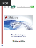 AutoCAD 2016 - Manual Del Participante