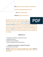 Modelo Acta Reforma Estatutaria Esal