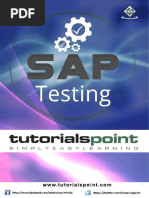 Sap Testing Tutorial