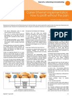 Carrier Ethernet Implementation: How To Profit Without The Pain