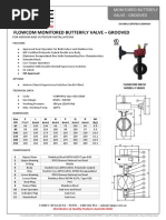 Monitored Butterfly Valve - Grooved