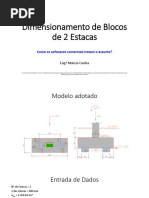 Márcio Cunha - Análise Comparativa Entre Softwares Comerciais - Blocos de 2 Estacas