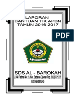 LPJ Bantuan Sarpras SD Al-Barokah